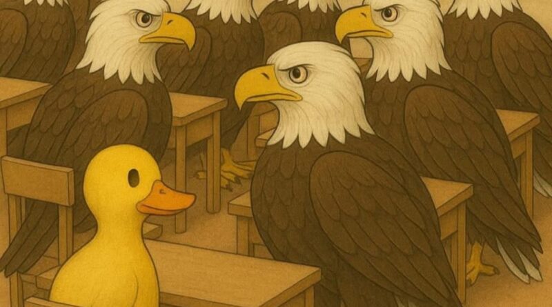 Não envie patos para escolas de águias!