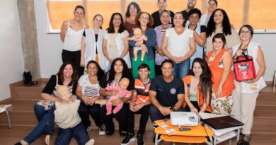 Defesa Civil finaliza ciclo de treinamento em primeiros socorros na maternal do Parque Viana