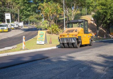 Prefeitura avança com recapeamento no Centro de Barueri