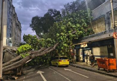 Ventos ainda atingem o Sudeste nesta quinta; Sul tem trégua na chuva, mas rios seguem em atenção