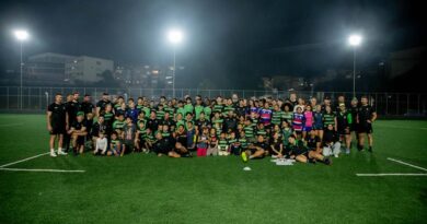 Campeões de rugby da Nova Zelândia são recebidos no Parque da Juventude de Barueri