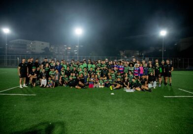 Campeões de rugby da Nova Zelândia são recebidos no Parque da Juventude de Barueri