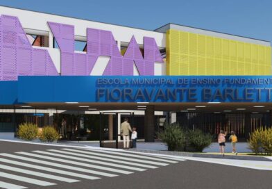 Prefeitura está reconstruindo um prédio novinho para a EMEF Fioravante Barletta no Jardim Silveira