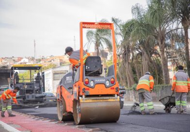 Barueri recapeia vias do Centro e Maria Helena