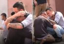 Pai abraça homem que atropelou a própria filha